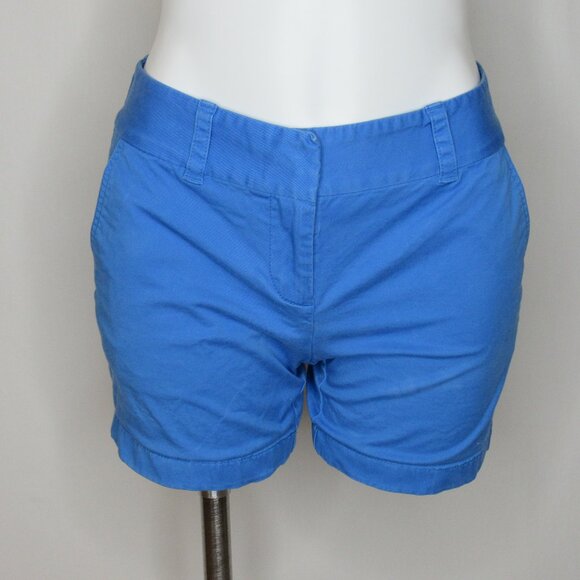 Vineyard Vines Blue Chino Everyday 4" Shorts Women's 2 - Picture 1 of 9
